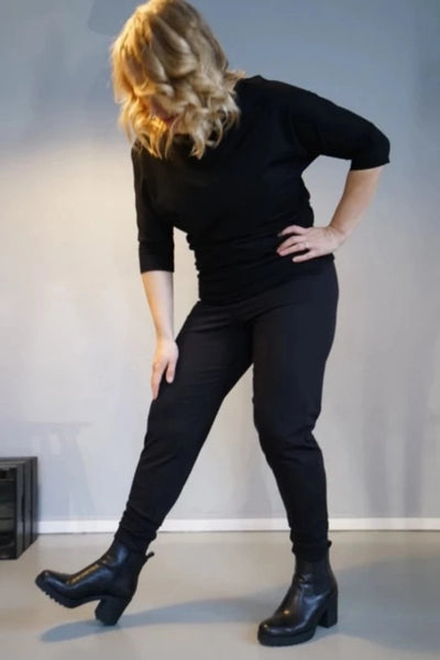 LARA housut,  talvilaatu, musta, made in Finland